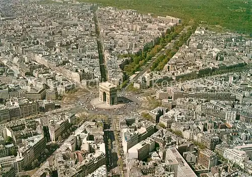 AK / Ansichtskarte Paris Fliegeraufnahme Arc de Triomphe Place de l Etoile Paris