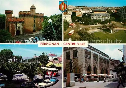 AK / Ansichtskarte Perpignan Castillet Place de Catalogne Loge Palmarium  Perpignan