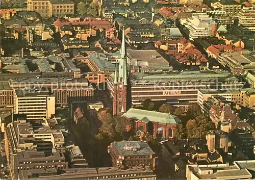 AK / Ansichtskarte Stockholm St. Clara Kirche Fliegeraufnahme Stockholm