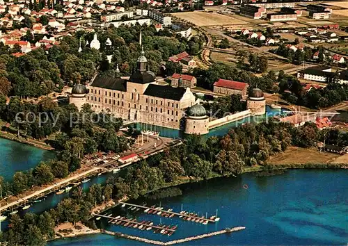 AK / Ansichtskarte Vadstena Fliegeraufnahme Schloss  Vadstena