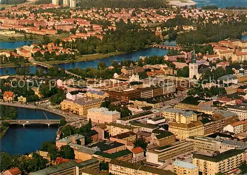 AK / Ansichtskarte Karlstad_Sweden Fliegeraufnahme 