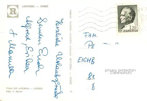 AK / Ansichtskarte Porec Lanterna  Porec