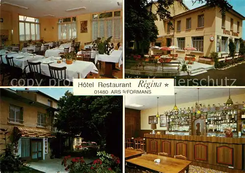 AK / Ansichtskarte Jassans Riottier Hotel Restaurant Regina Gastraum Bar Jassans Riottier