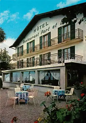 AK / Ansichtskarte Bredannaz Hotel Restaurant Port et Lac 