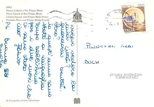 AK / Ansichtskarte Rho Piazza Liberta e Via Filippo Meda 