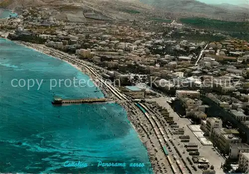 AK / Ansichtskarte Cattolica Fliegeraufnahme Cattolica