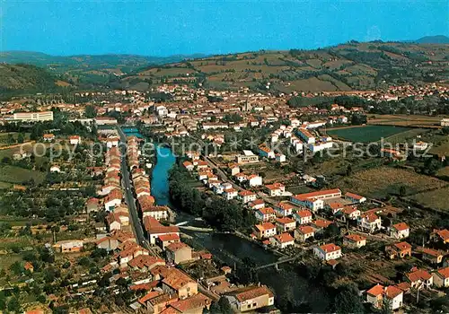 AK / Ansichtskarte Saint Girons_Ariege Vue generale aerienne Saint Girons Ariege