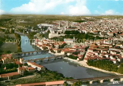 AK / Ansichtskarte Beziers Vue geneale aerienne Beziers