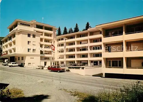 AK / Ansichtskarte Arosa_GR Appartementhaus Paradies Arosa_GR