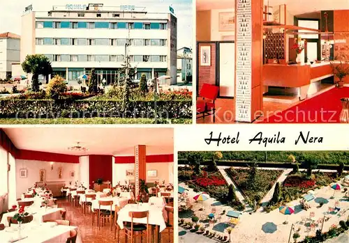 AK / Ansichtskarte Veneto Hotel Aquila Nera Speisesaal Foyer Veneto