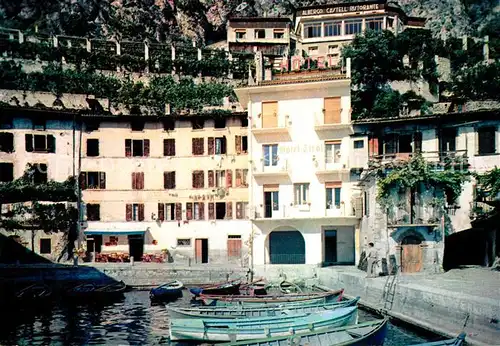 AK / Ansichtskarte Limone_Lago_di_Garda Il piccolo porto Limone_Lago_di_Garda