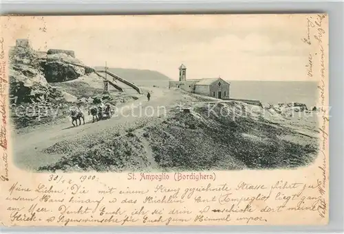 AK / Ansichtskarte Bordighera Saint Ampeglie Bordighera