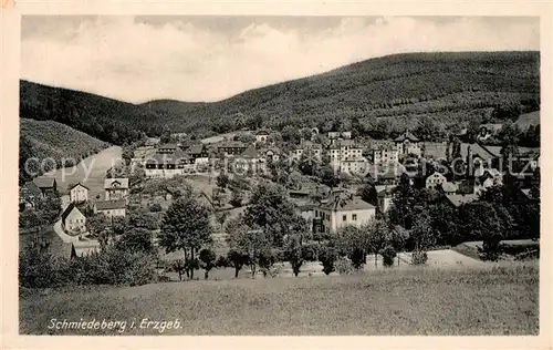 AK / Ansichtskarte Schmiedeberg _Dippoldiswalde Panorama Schmiedeberg 