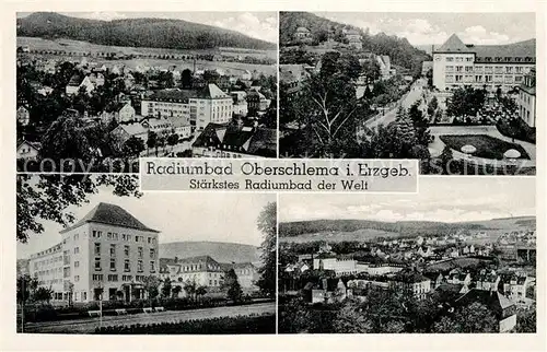 AK / Ansichtskarte Oberschlema_Erzgebirge Stadtpanoramen Oberschlema_Erzgebirge