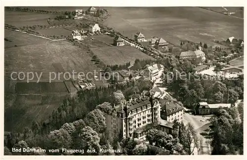 AK / Ansichtskarte Bad_Duerrheim Fliegeraufnahme Kurhaus Bad_Duerrheim