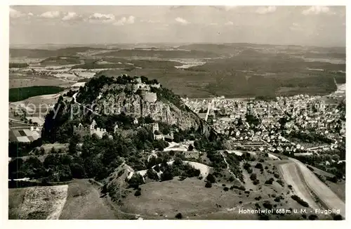 AK / Ansichtskarte Hohentwiel Fliegeraufnahme Hohentwiel