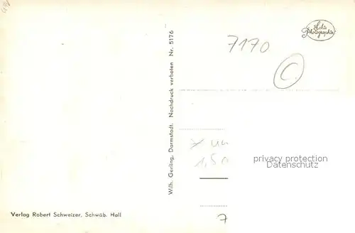 AK / Ansichtskarte Schwaebisch_Hall Stadtpanorama Schwaebisch Hall