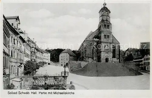 AK / Ansichtskarte Schwaebisch_Hall Michaeliskirche  Schwaebisch Hall