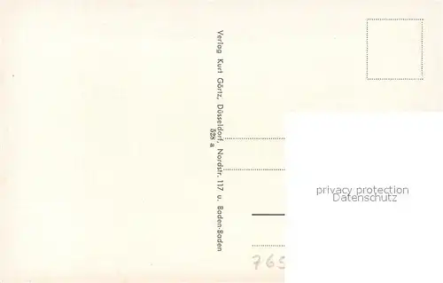 AK / Ansichtskarte Gernsbach An der Murg Gernsbach