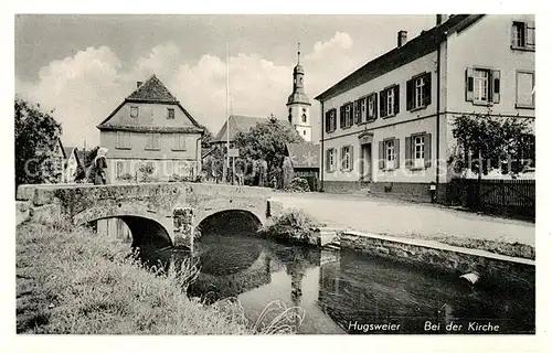 AK / Ansichtskarte Hugsweier Panorama bei der Kirche Hugsweier