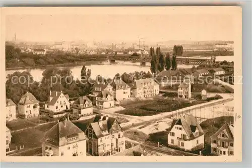 AK / Ansichtskarte Kehl_Rhein Vue sur les Ponts du Rhin et vers Strasbourg Kehl_Rhein
