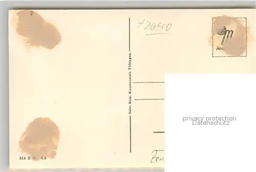 AK / Ansichtskarte Kehl_Rhein Stadtpanorama Blick gegen Strassburg Zensur Stempel Kehl_Rhein