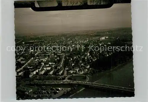 AK / Ansichtskarte Kehl_Rhein Fliegeraufnahme Kehl_Rhein