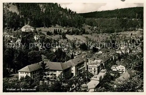 AK / Ansichtskarte Wildbad_Schwarzwald Panorama Kurort Wildbad_Schwarzwald