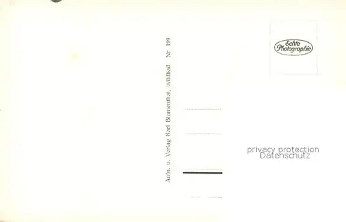 AK / Ansichtskarte Wildbad_Schwarzwald Panorama Kurort Wildbad_Schwarzwald