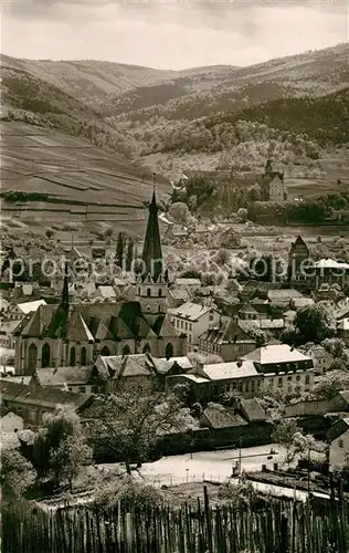 AK / Ansichtskarte Ahrweiler_Ahr Pfarrkirche mit Kloster Kalvarienberg Ahrweiler_Ahr