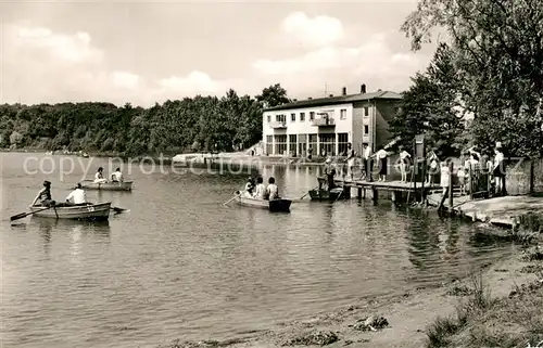 AK / Ansichtskarte Luenen Partie am Cappenberger See mit Bootshaus Luenen