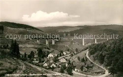 AK / Ansichtskarte Schulenberg_Oberharz Hochbruecken der Okertalsperre Schulenberg_Oberharz