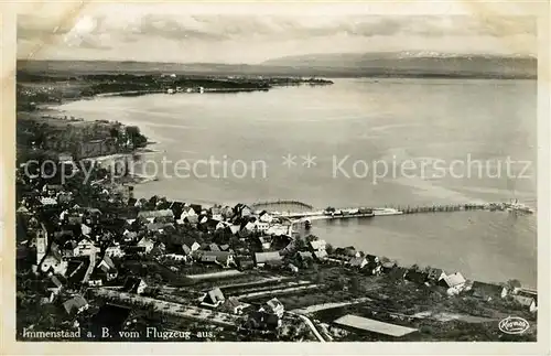 AK / Ansichtskarte Immenstaad_Bodensee Fliegeraufnahme Immenstaad_Bodensee