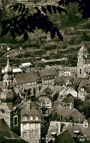 AK / Ansichtskarte Monschau mit Au und ev Kirche Monschau