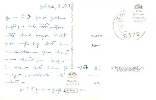 AK / Ansichtskarte Rabenstein_Zwiesel Fliegeraufnahme mit Gr Arber Rabenstein_Zwiesel