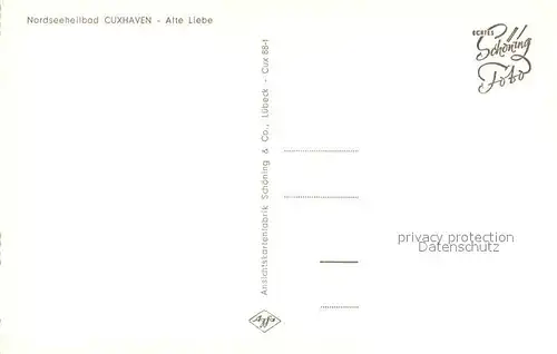 AK / Ansichtskarte Cuxhaven_Nordseebad Alte Liebe Cuxhaven_Nordseebad