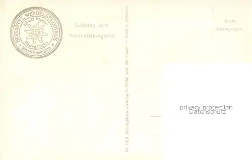 AK / Ansichtskarte Wendelstein_Berg Aufstieg zum Wendelsteingipfel Wendelstein_Berg