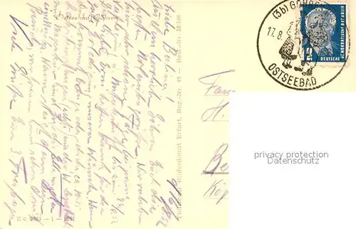 AK / Ansichtskarte Goehren_Ruegen Strandpartie Goehren Ruegen