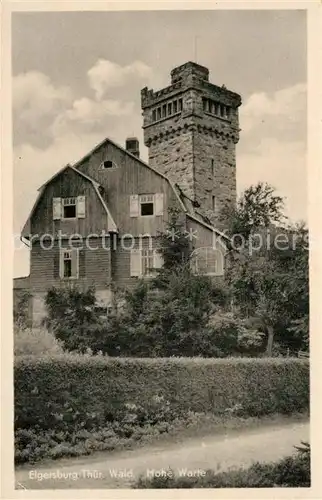 AK / Ansichtskarte Elgersburg Hohe Warte Elgersburg