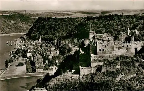 AK / Ansichtskarte St_Goar Rheinpartie mit Burg Rheinfels St_Goar