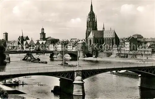 AK / Ansichtskarte Frankfurt_Main mit Dom Paulskirche und Roemer Frankfurt Main