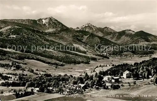 AK / Ansichtskarte Alzing_Traunstein mit Hochfelln und Hochgern Alzing_Traunstein