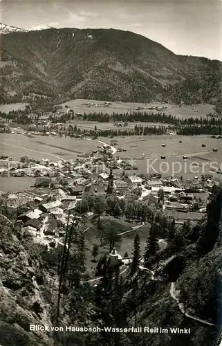 AK / Ansichtskarte Reit_Winkl Blick vom Hausbach Wasserfall  Reit_Winkl
