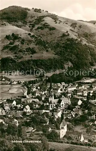 AK / Ansichtskarte Schoenau_Schwarzwald Fliegeraufnahme Schoenau Schwarzwald