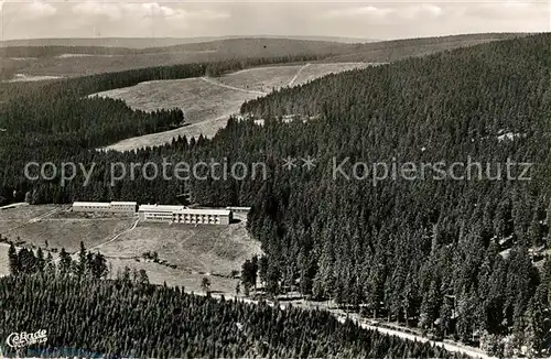 AK / Ansichtskarte St_Andreasberg_Harz Fliegeraufnahme Internationales Haus St_Andreasberg_Harz