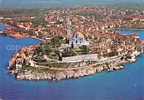 AK / Ansichtskarte Rovinj_Rovigno_Istrien Fliegeraufnahme 