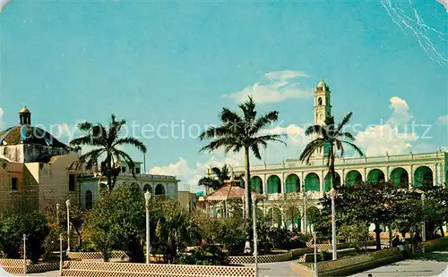 AK / Ansichtskarte Veracruz El Zocalo y el Palacio Municipal de Alvarado Main Square City Hall Veracruz