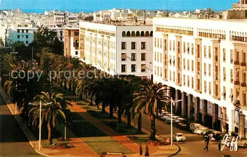 AK / Ansichtskarte Rabat_Marokko Avenue Mohammed V Rabat Marokko
