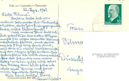 AK / Ansichtskarte Gernrode_Harz Panorama Blick auf Suderode Gernrode Harz