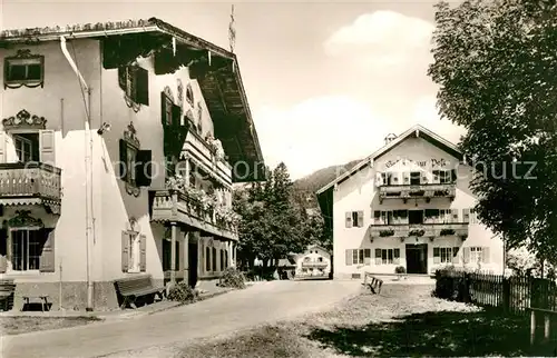 AK / Ansichtskarte Jachenau Gasthof zur Post Jachenau